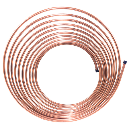 AGS NiCopp Nickel/Copper Brake Line Tubing Coil, 1/4 x 25', CNC-425 CNC-425
